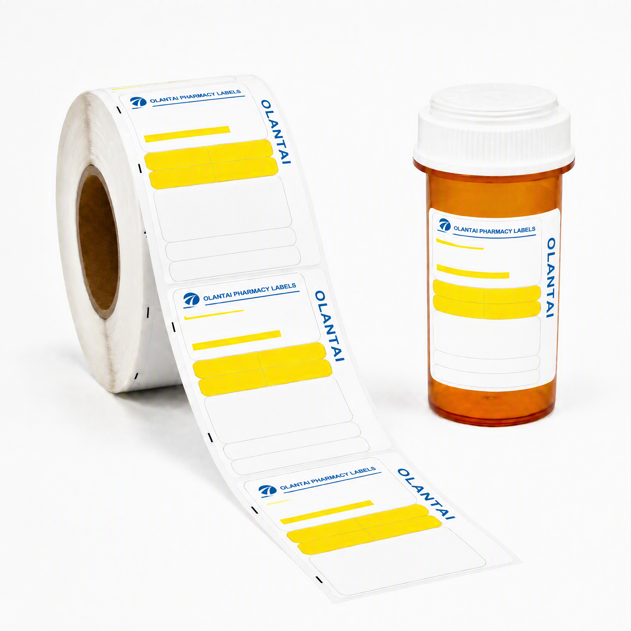 Pharmacy Labels, Medical-grade Thermal Self-adhesive Stickers, Custom Drug Barcode & QR Code Printing, for US & Canada Pharmacies and Hospitals