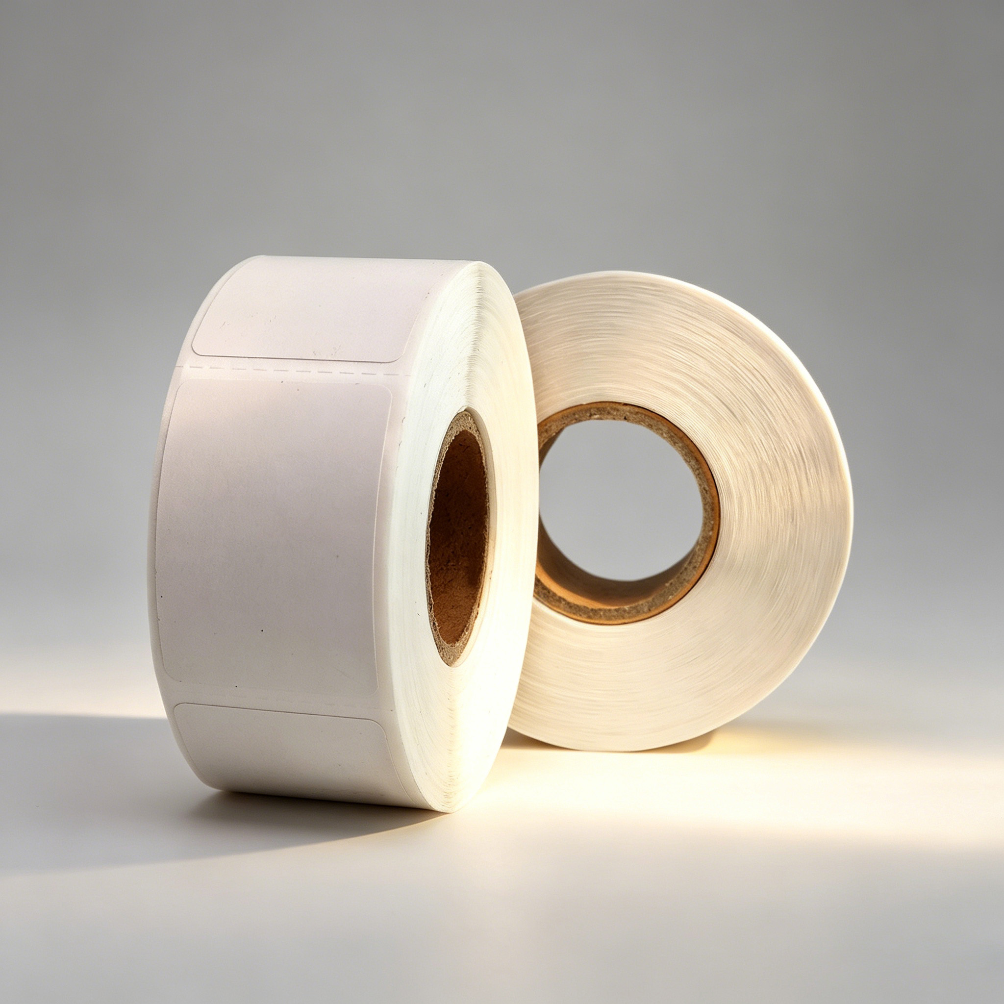Coated Paper Labels, Glassine Liner Self-Adhesive Stickers, Custom Print for Goods Logistics Retail Price Tag