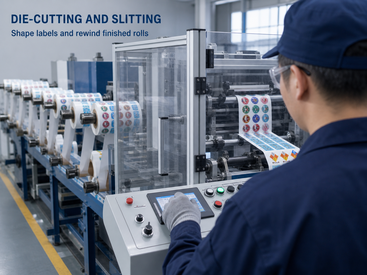 Die-cutting and slitting