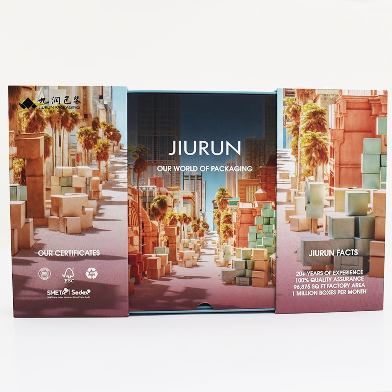 Recyclable Coffrets Cadeaux Double Door Packaging Box Custom Design Luxury Cosmetic Serum & Essential Oil Packaging Box with Logo