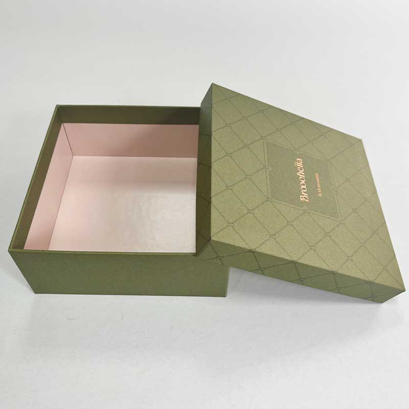 Custom Uncoated Paper Rigid Gift Box for Present High-Grade Collapsible Packaging Box Apparel Gift Box with Lid