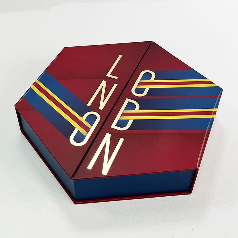 ISO9001 Luxury Chocolate Brown Gift Wrap Paper Box New Design Custom Logo Plate Printing Rigid Cardboard Package Embossing