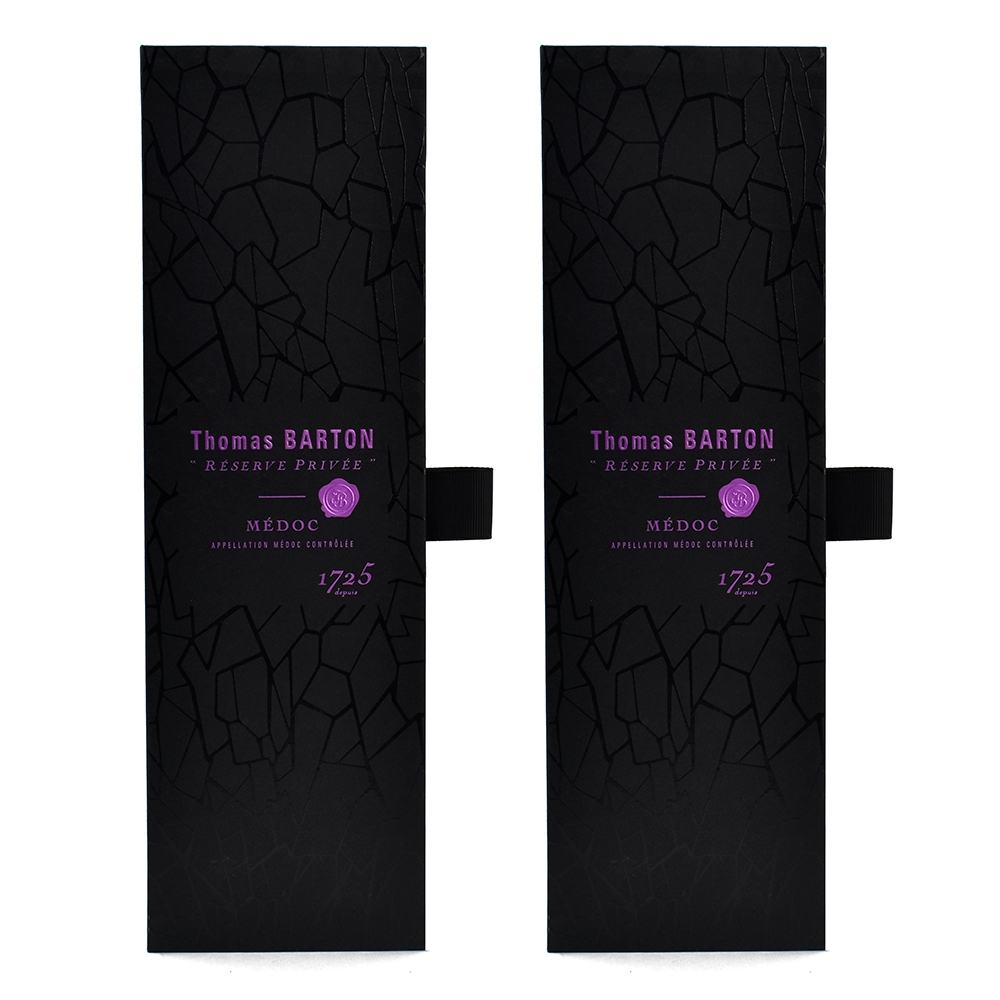 Custom Wine Packaging Boxes Gold Foil Liquor Hinged Box with Insert Boxes Paper Box for Single Bottle Set