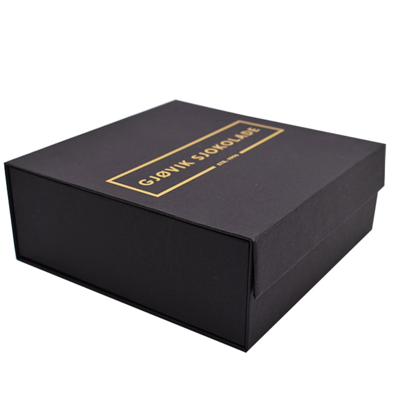 Custom 2 Layers Magnetic Closure Boxes for Chocolate Hard Cardboard Food grade Packaging with Inserts/Compartments