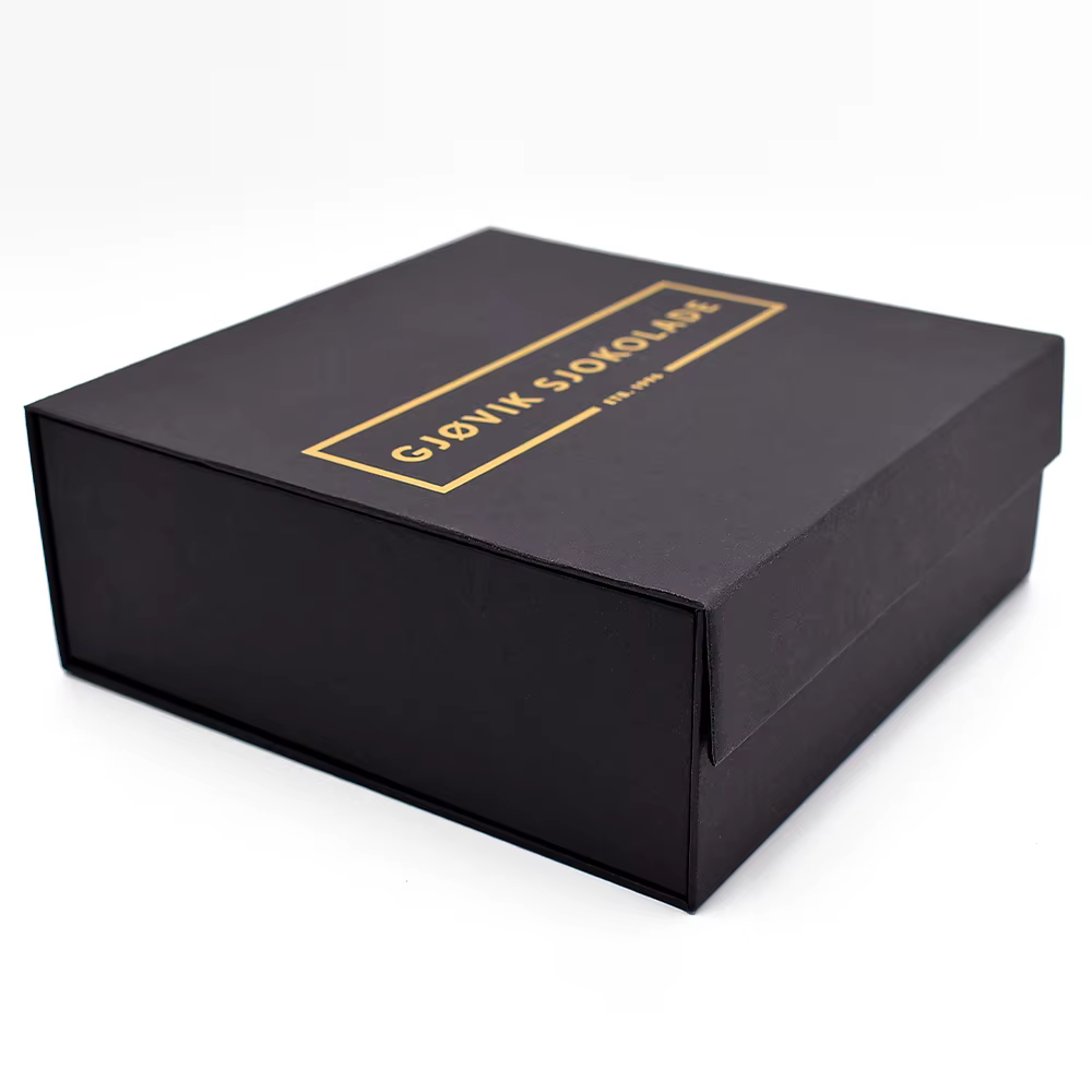 ISO9001 New Design Custom Logo Printed Rigid Gift Cardboard Embossed UV Coating Magnetic Chocolate Package Packaging Gift Box supplier