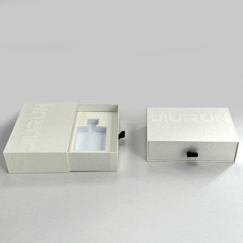 Customized Hard Cardboard Sliding Drawer Box Packaging Box Embossing Logo Printing Sliding Box Packaging