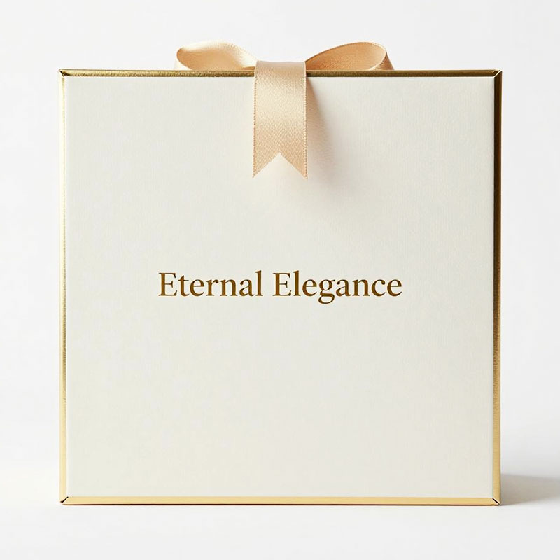 Recycled Bespoke Rigid Cardboard Paper Box Custom Logo Black Fold Luxury Magnetic Gift Boxes with Ribbon Closure