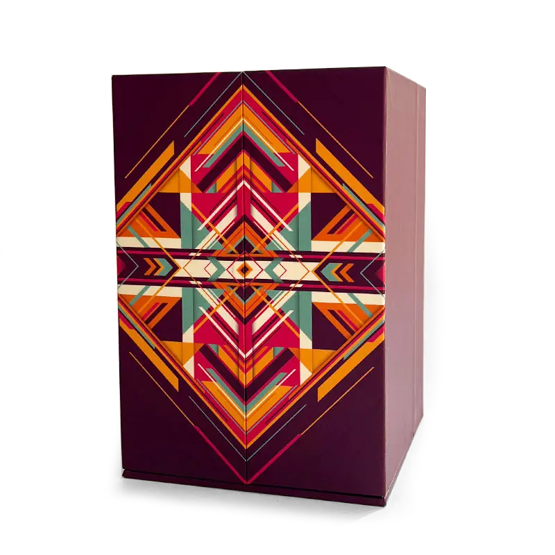 Luxurious Black Perfume Discovery Set Sample Bottle Packaging Box Perfume Bottle Packaging Box