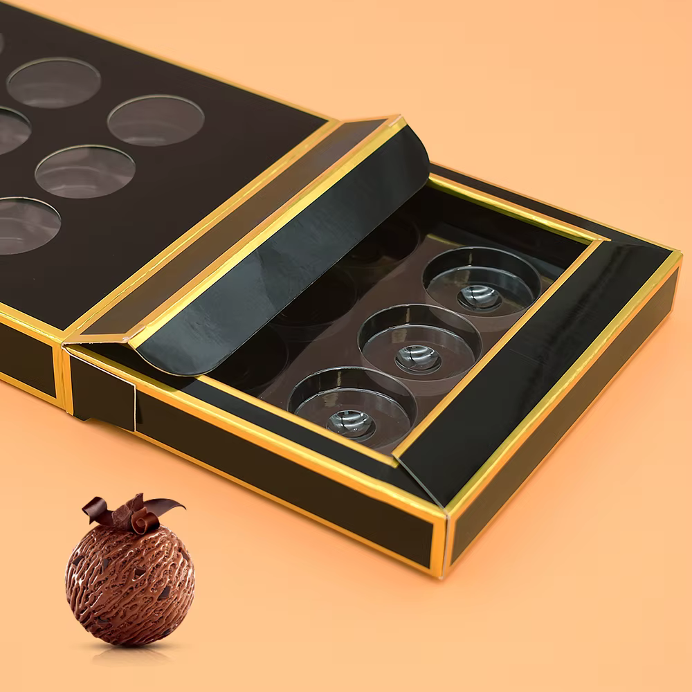 ISO9001 New Design Custom Logo Printed Rigid Gift Cardboard Embossed UV Coating Magnetic Chocolate Package Packaging Gift Box supplier
