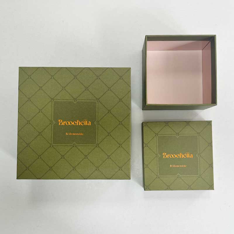 Custom Uncoated Paper Rigid Gift Box for Present High-Grade Collapsible Packaging Box Apparel Gift Box with Lid