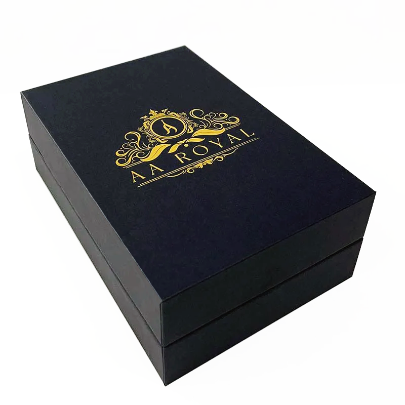 Customized Luxury Cardboard Magnetic Packaging with Satin Lining Recycled Paper Perfume Essential Oil Beauty Set Box