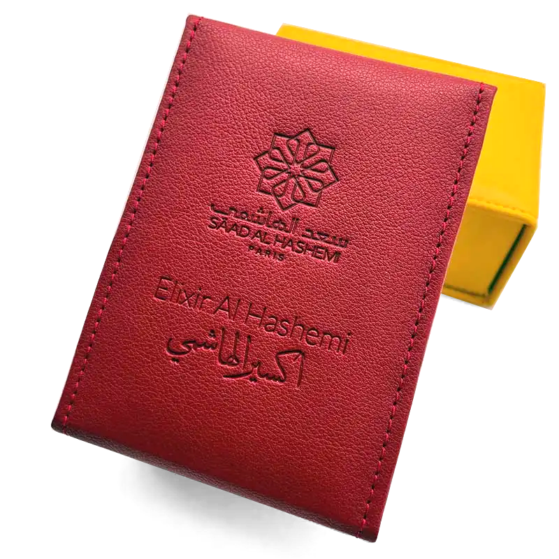 Luxury Custom Leather Gift Box with Deboss logo Premium Box Design envases y cajas para Perfume 