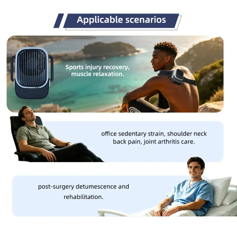 CL803 Wearable Hot Cold Therapy Device Professional Sports Recovery Machine for Muscle Joint Injury Relief
