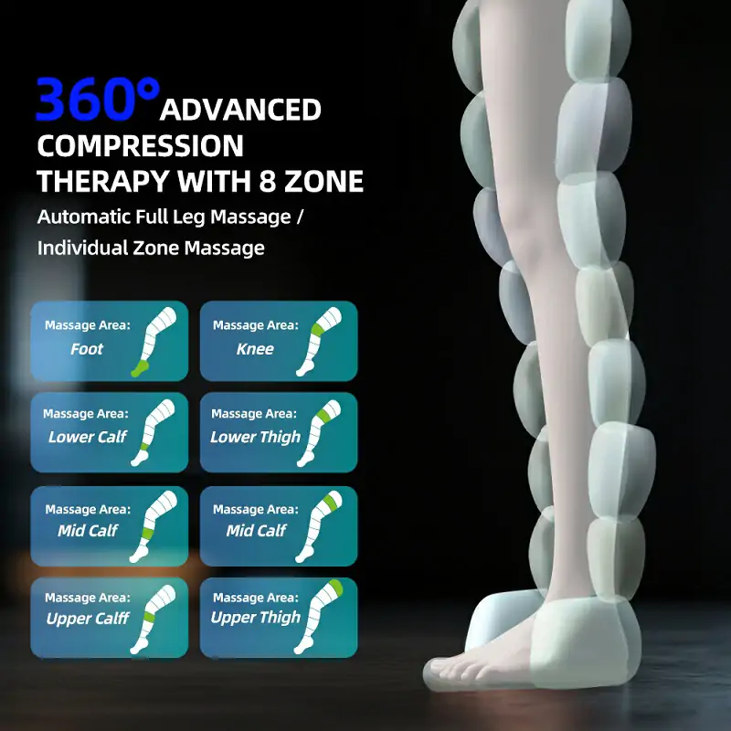 Recover Faster After Training with leg compression boots: KONBEST 9890K-B