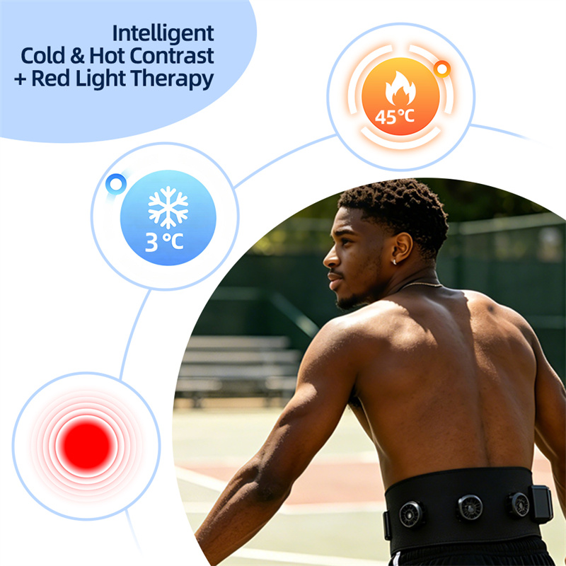 KONBEST Cold & Hot Compression Red Light Therapy Belt CL808Pro