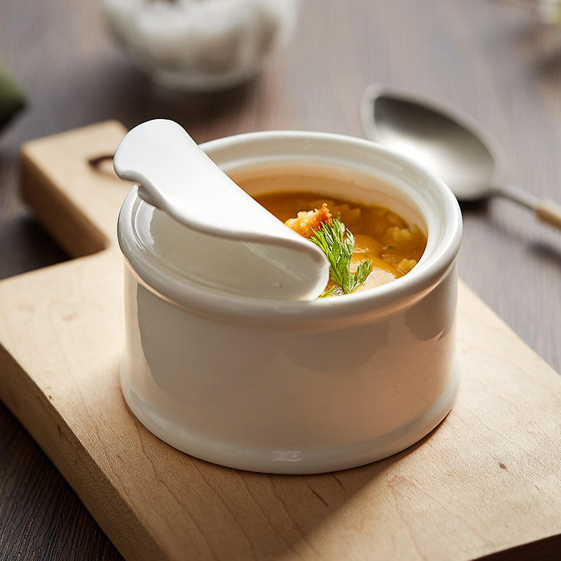 Creative Pottery Bowls Cans Shape Ceramic Tableware for Men and Women Gifts Ideas Porcelain