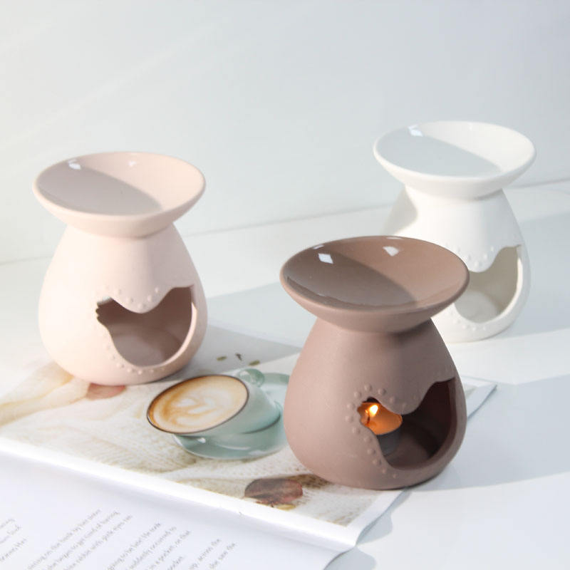 Wholesale House Tealight Wax Melt Warmer Aroma Ceramic Oil Burner for Fragrance Oil