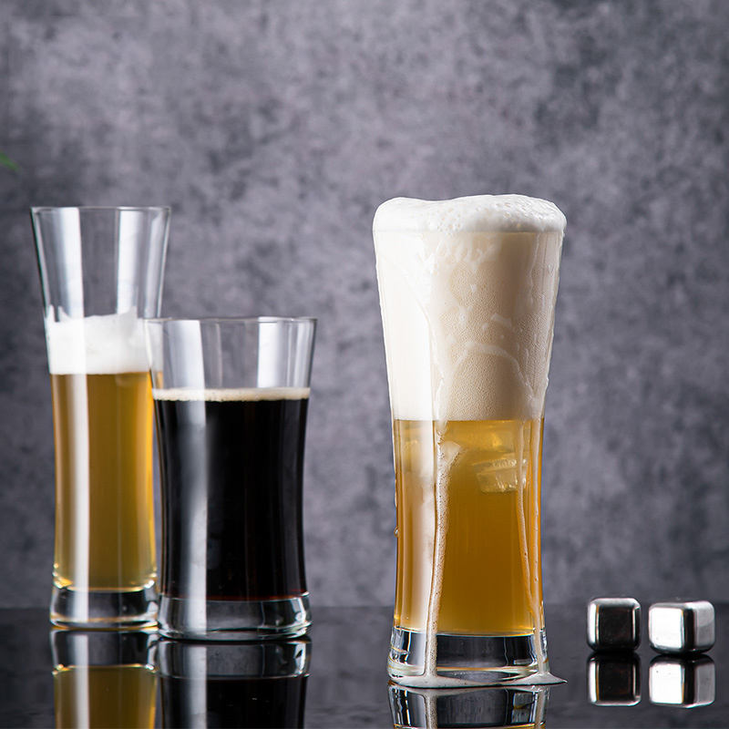 Round Pilsner Glasses Highball Craft Beer Glass Bierglas Drinking Wheat Beer Glass Cups