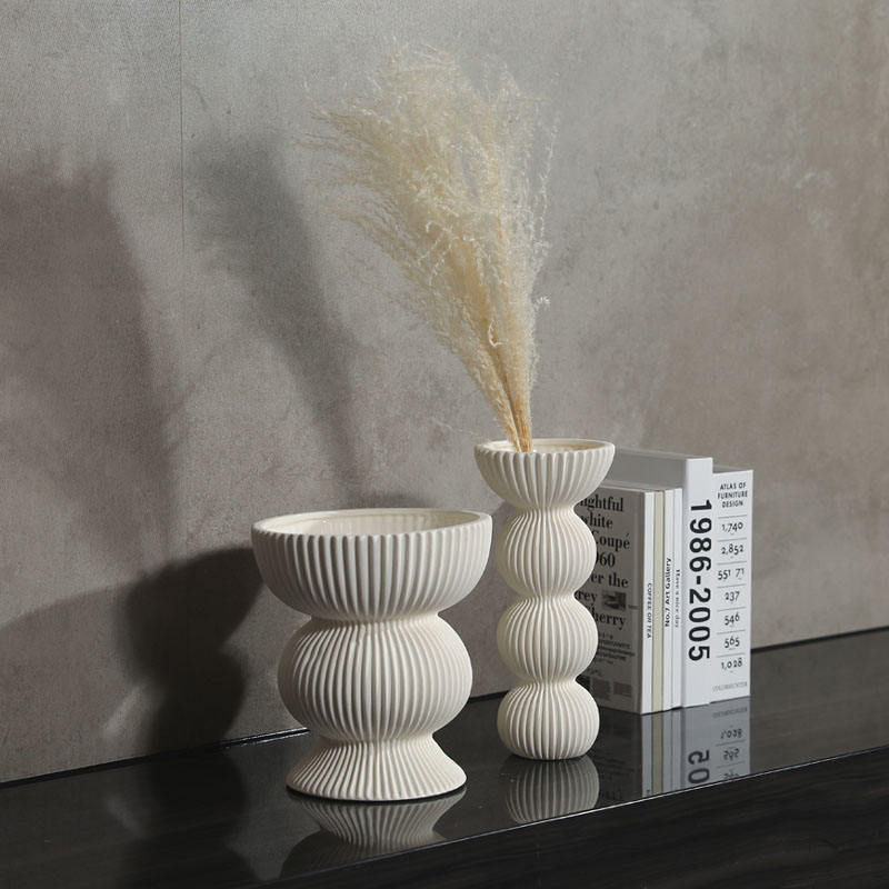 Vaso Cerámico Minimalista Nórdico para el Hogar, Adorno de Boda y Decoración