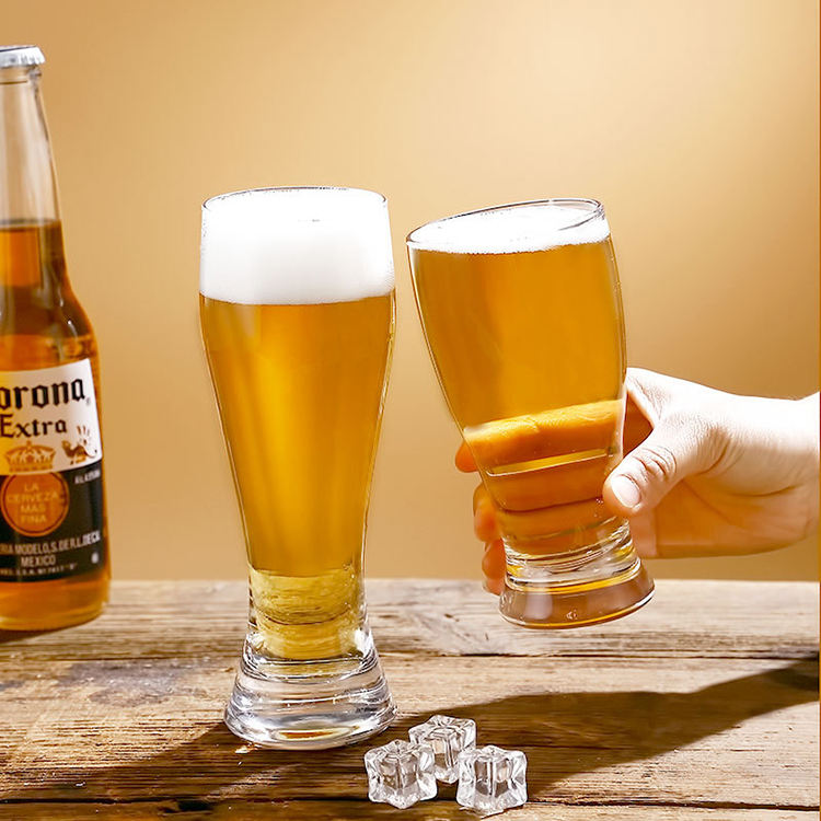 Raymond Home High Borosilicate Glass Tumbler Eco-Friendly Large Beer Glasses for Freezer Drinking Manufacturer Bar Glasses