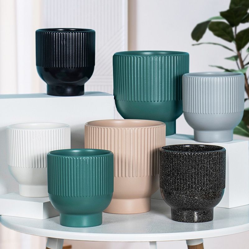 High Quality Garden Plant Flowerpot Wholesale Indoor Outdoor Modern Home Decorative Ceramic Planters Pots Flower Pot
