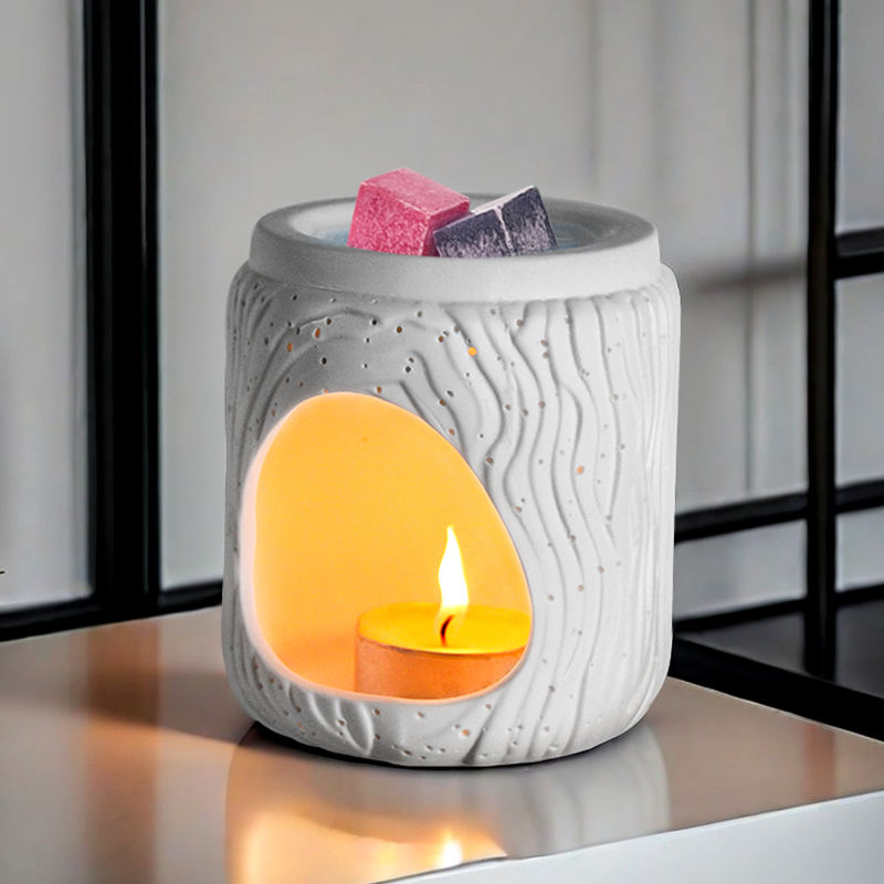 New Design Multifunction Ceramic Tea Light Holder Aromatherapy Essential Oil Burner Wax Melt Burner