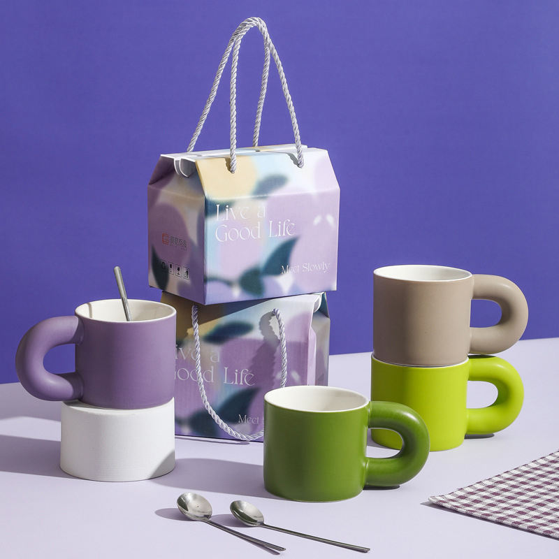 Hot Sale Gift Porcelain Mug Ceramic Cup Handle Ceramic Coffee Cup Mug
