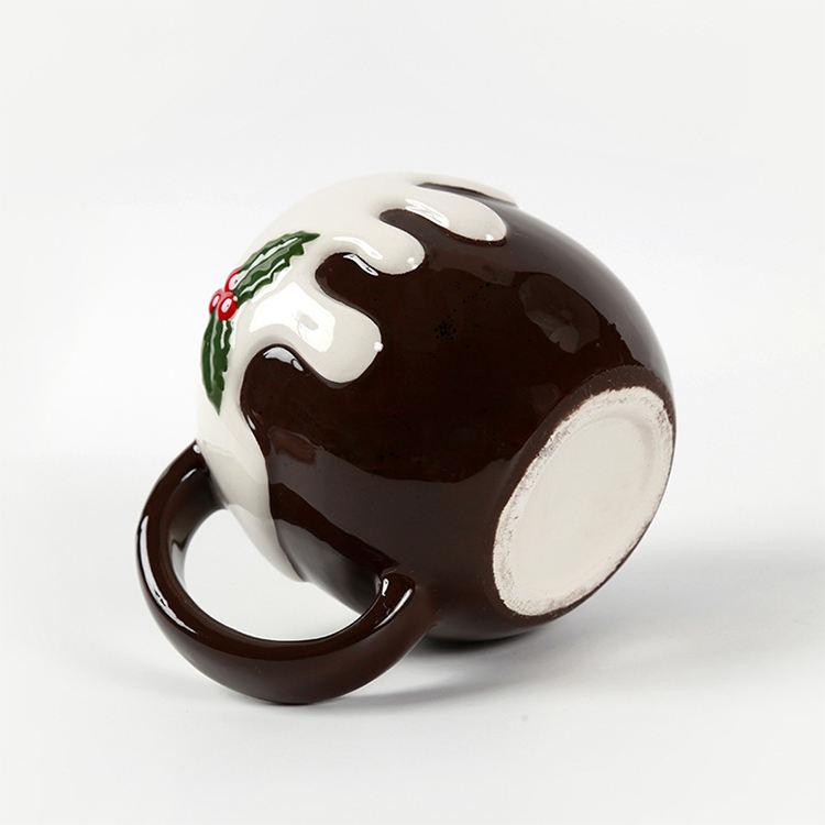 Favourite Christmas Decoration Christmas Snowman Ceramic Mug Milk Mug for Christmas Home Decoration