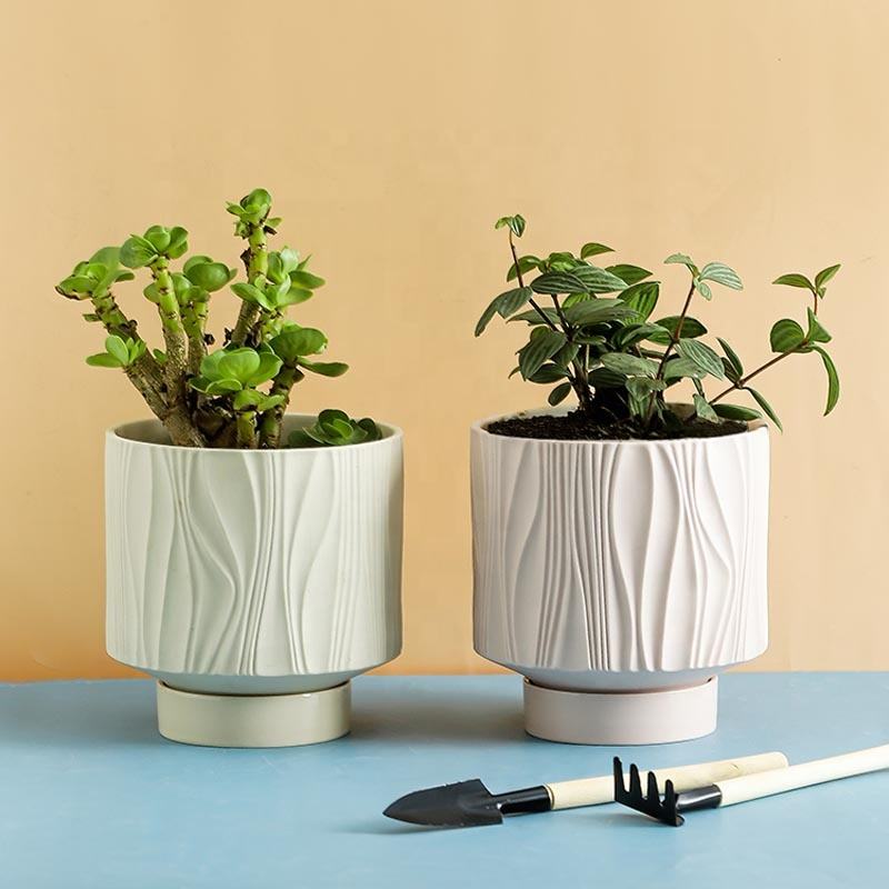 Nordic Modern Factory Supply Flower Planter Pots for Indoor Outdoor Garden Large Planting Pot Decoration
