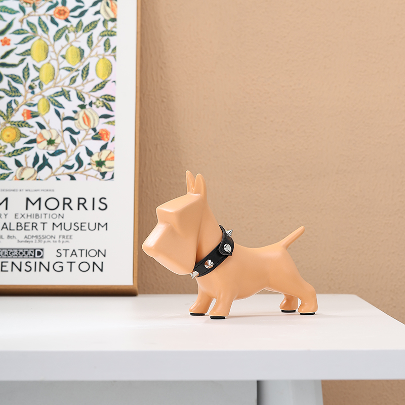 Ceramic Ornament Creative Home Ceramic Ornamenton Cute Puppy Office Desktop Decoration Doll Gift