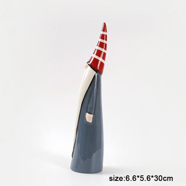 Good Quality Christmas Decoration Ceramic Santa Claus Decoration for Christmas Home Decoration