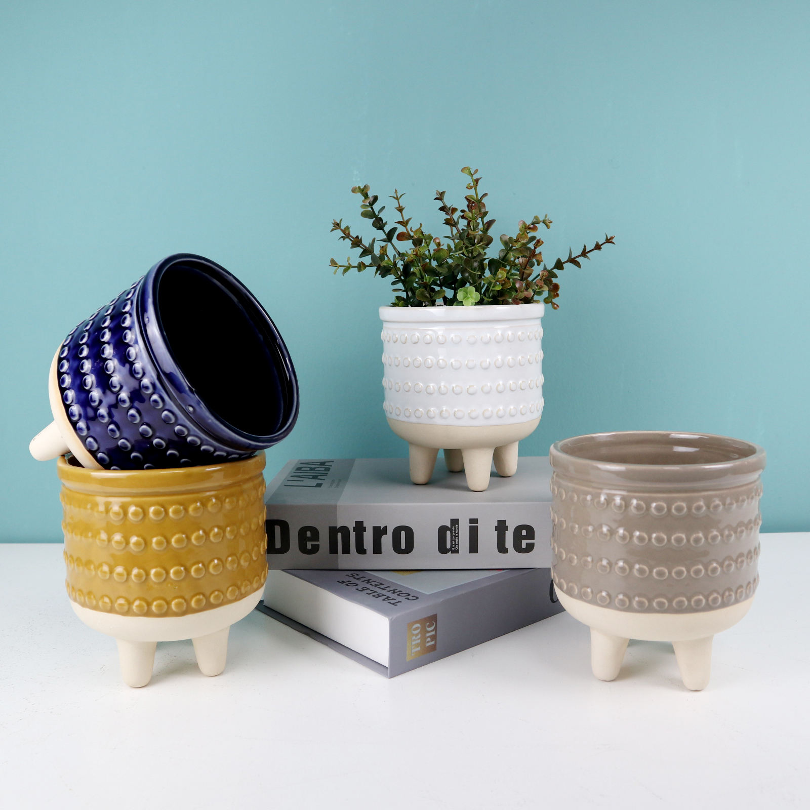 Wholesale Flower Pot Ceramic Planter Pot for Holder Creative Home Decoration