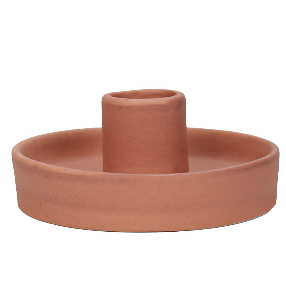 Multi-Purpose Candlestick Holder Ceramic Incense Burner with Elegant Design Centerpiece Round Candlestick Palo Santo Holder