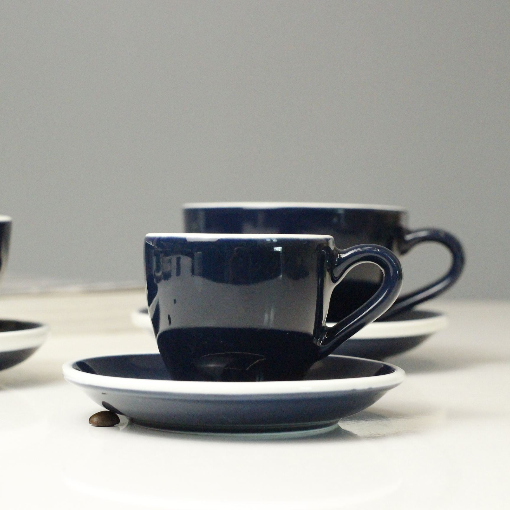 Espresso Cup and Saucer Ceramic Coffee Set Custom logo Porcelain Customized Color logo for Daily Use Coffee Shop