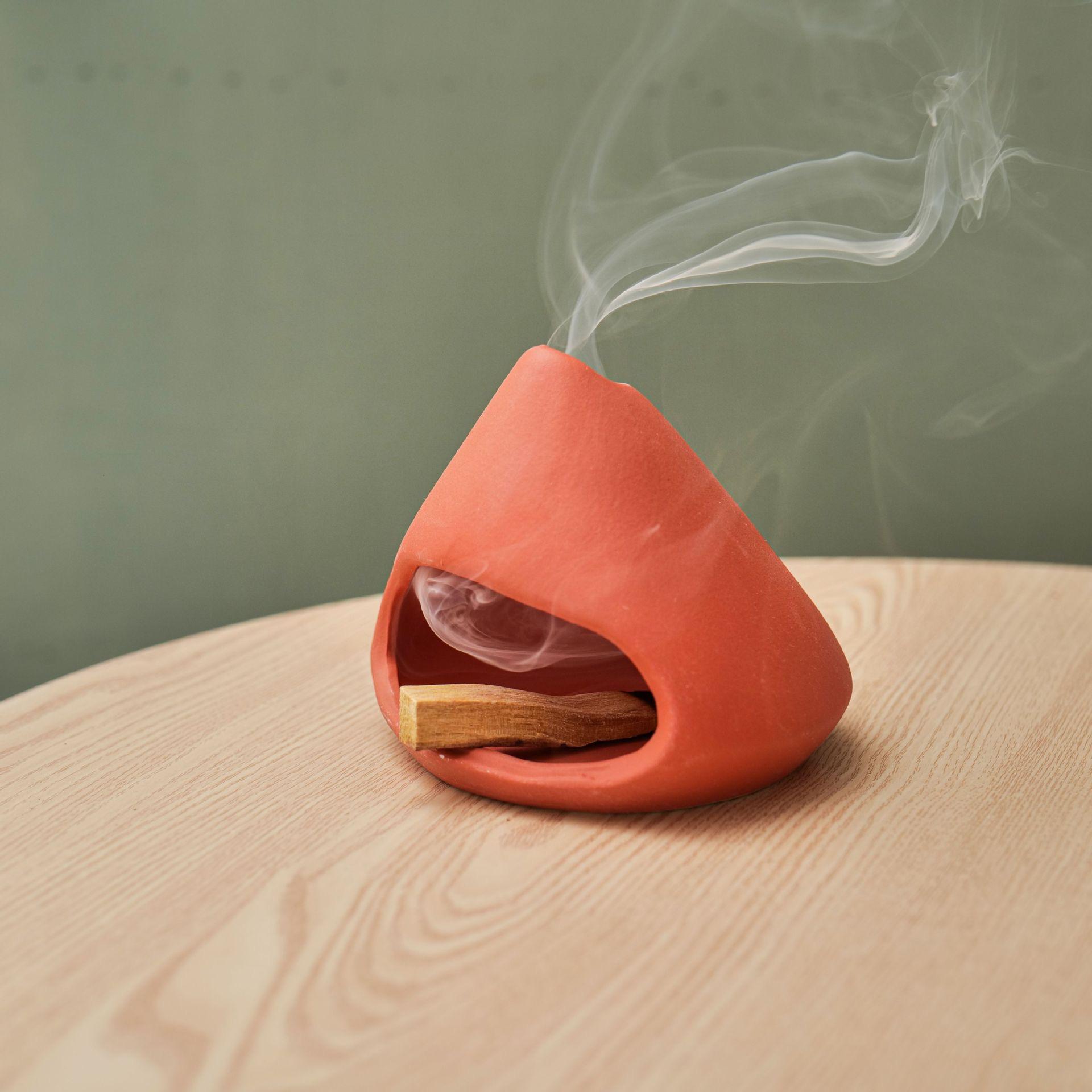 Ceramic Incense Bowl 2024 New Sage Ceramic Palo Santo Burner Wood Holder Customized for Incense