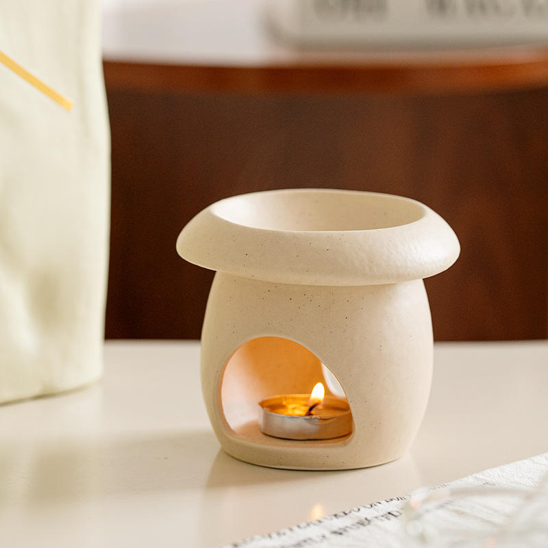Ceramic Tealight Candle Holder Oil Burner Essential Oil Incense Burner Aroma Diffuser Furnace Home Decoration Wax Melt Burner