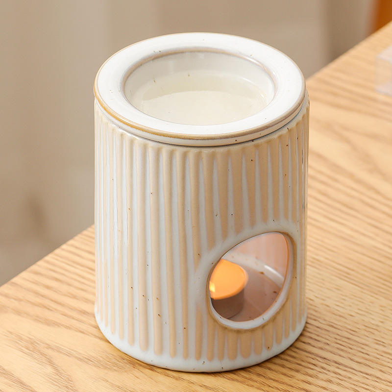 Aroma Fragrance Candle Holder Ceramic Essential Oil Burner Wax Melt Warmer Ceramic Incense Burner