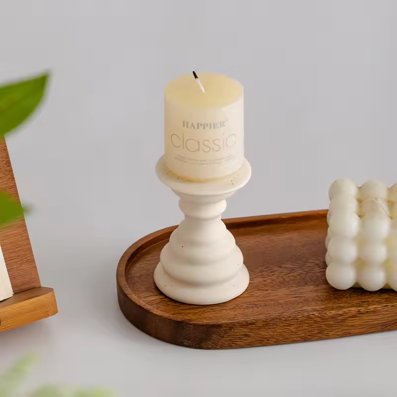 Ins Nordic Creative Simple Ceramic Candlestick Desktop Decoration Wedding Decoration Props Home Furnishings