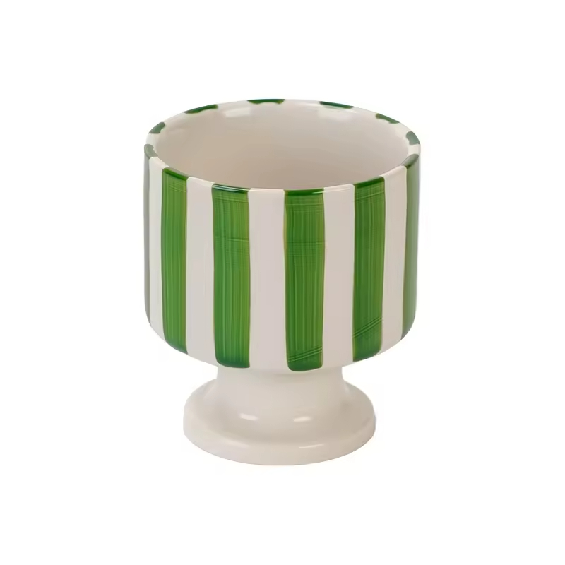 Vasos para Velas Decorativos com Listras para Ornamentação de Casa Presentes para Aniversário Casamento Meditação Ação de Graças Dia dos Namorados