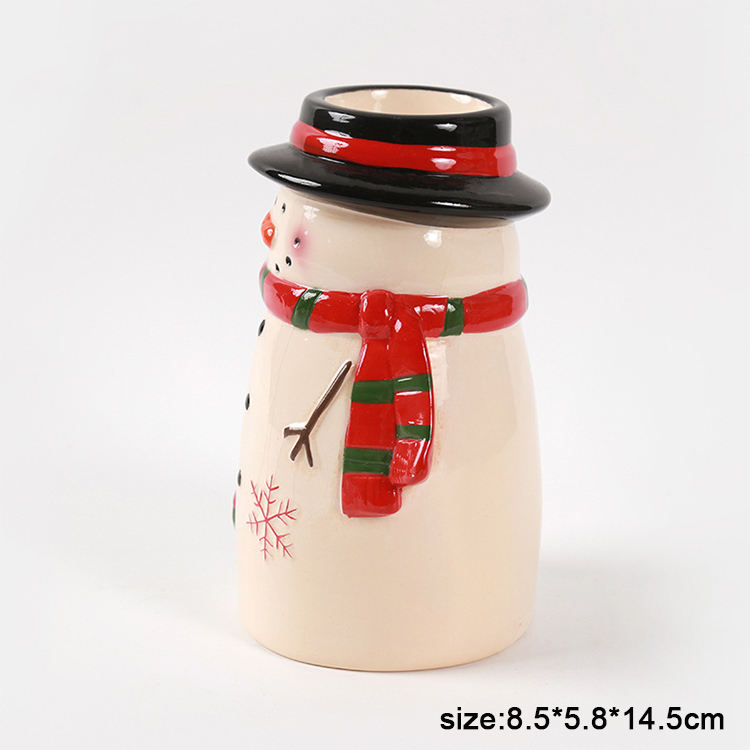 High Quality Christmas Decoration Christmas Ceramics Salt and Pepper Jar Decoration for Christmas Home Decoration