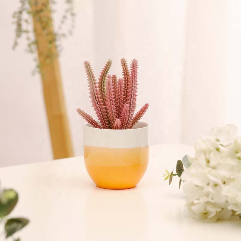 Matte Indoor Mini Flower Pot Ceramic Succulent Pot Modern Home Decoration Christmas Nordic Plants Pot