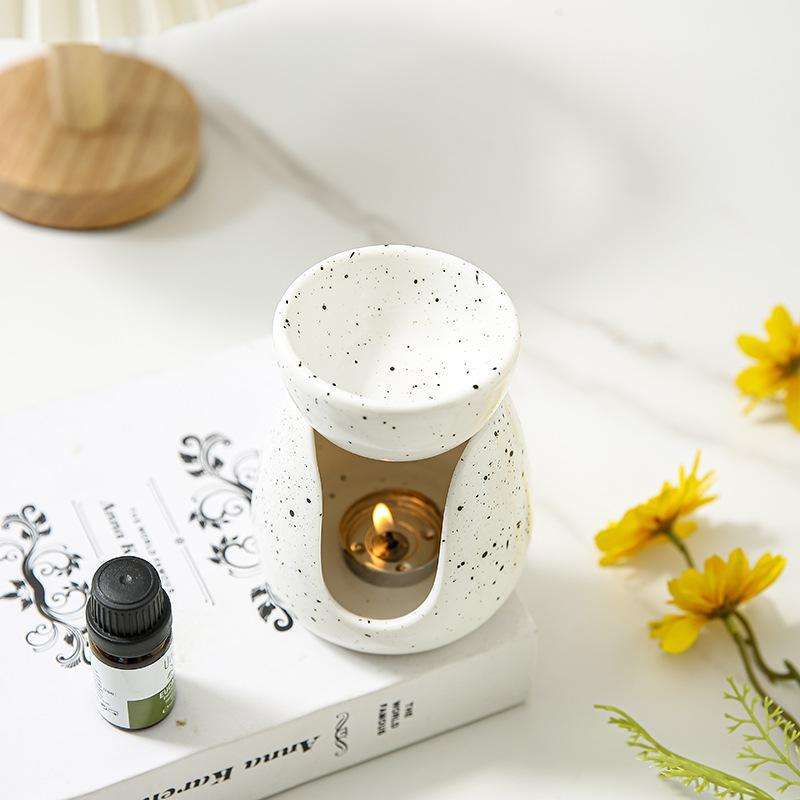 Современная скандинавская керамическая подставка для благовоний с tealight, подставка для масла и воска