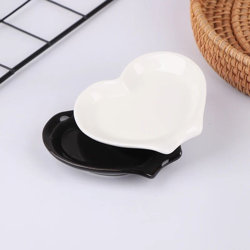 Multipurpose Ceramic Spoon Rest Pad White Spoon Holder Kitchen Utensils Tableware Spoon Put Mat Device Kitchen Dishes