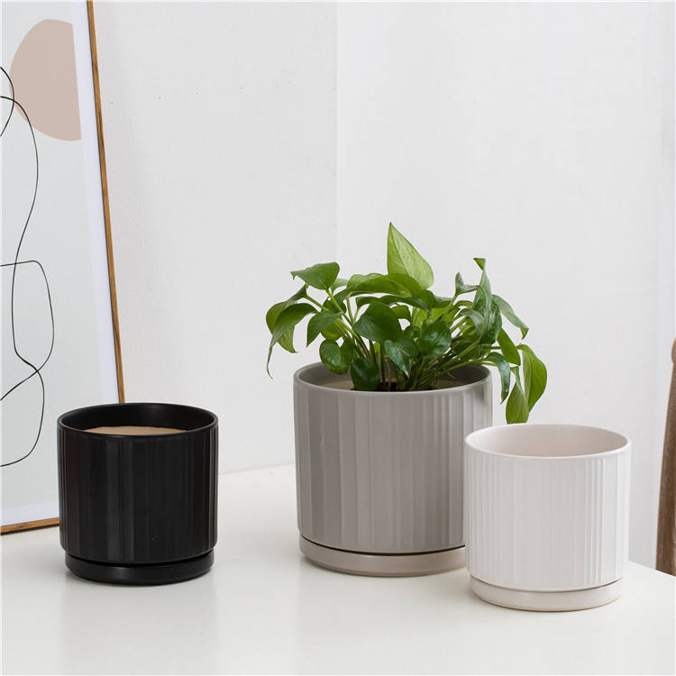 Factory Direct Sales Indoor Garden Modern Flower Planter Ceramic Plant Pots