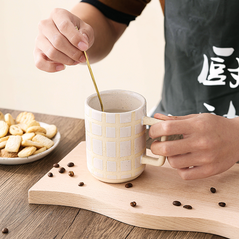 Water Mug Mug Couple Simple Premium Feeling Light Luxury Home Sideboard Decoration Ceramic