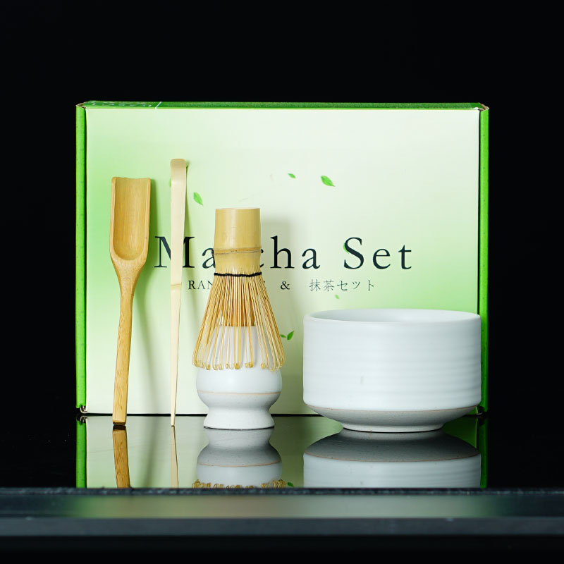 Ceramic Gradient Matcha Bowl Hyakumangasa Japanese Tea Ceremony Tea Ceremony Tea Dispenser Tea Brush Tatebake Brush Matcha Mixing Bowl