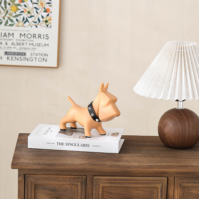 Ceramic Ornament Creative Home Ceramic Ornamenton Cute Puppy Office Desktop Decoration Doll Gift