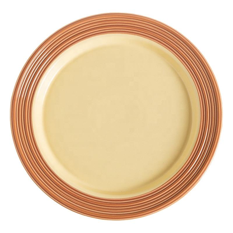 Joc d'ensaladeres ceràmiques de superfície mate ecològic per a l'ús diari a casa, plats i bol esmaltats de porcellana sostenible