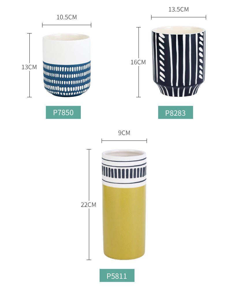 Prosty Boho Kolorowy Sukulenty Kwiatowa Doniczka Ceramiczna Dekoracja Wnętrza