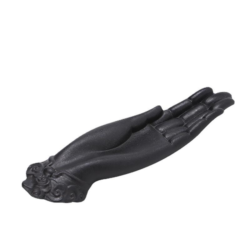 Creative Ceramic Border Buddha Hand Incense Burner Sandalwood Incense Insertion Bed Incense Path Line Diffuser
